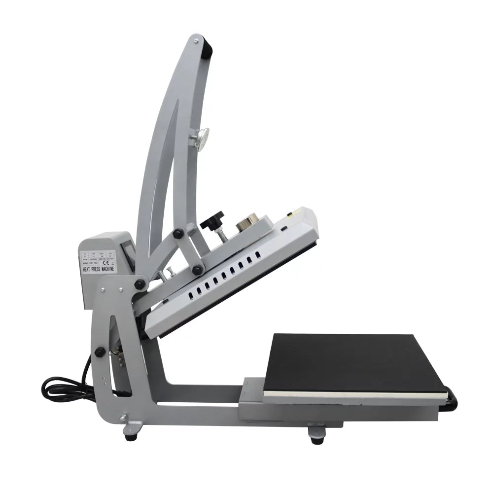 INTBUYING 15x15in Heat Press Machine Magnetic Semi-Automatic Transfer for T-Shirt Puzzle Pad Crafts