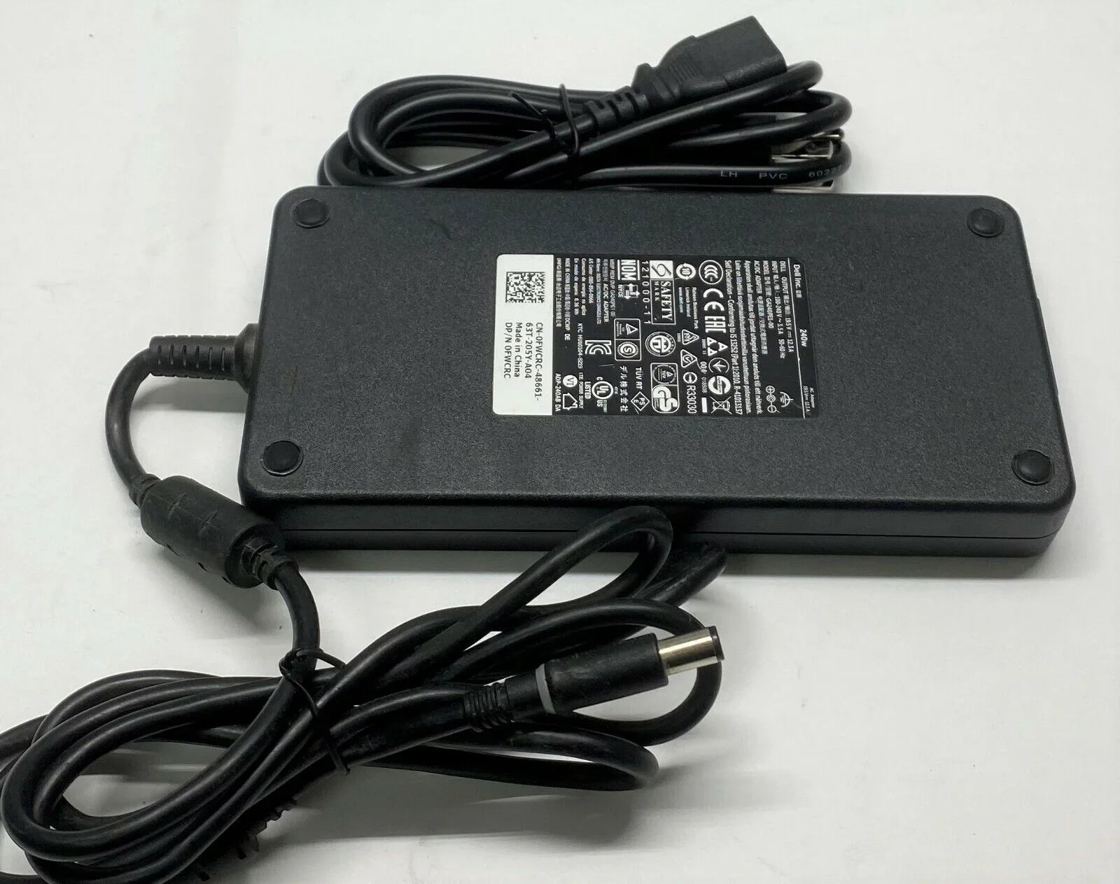 Lot of 10 240W 19.5v 12.3a AC Adapter 17 R3 R4 R5 laptop charger