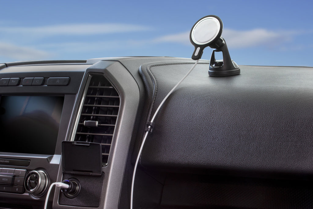 Scosche MSHWDPD20-SP MagicMount MSC Window/Dash Car Phone Holder Mount Kit (MagSafe Charger Is NOT Included) Compatible with MagSafe Chargers, Ebony