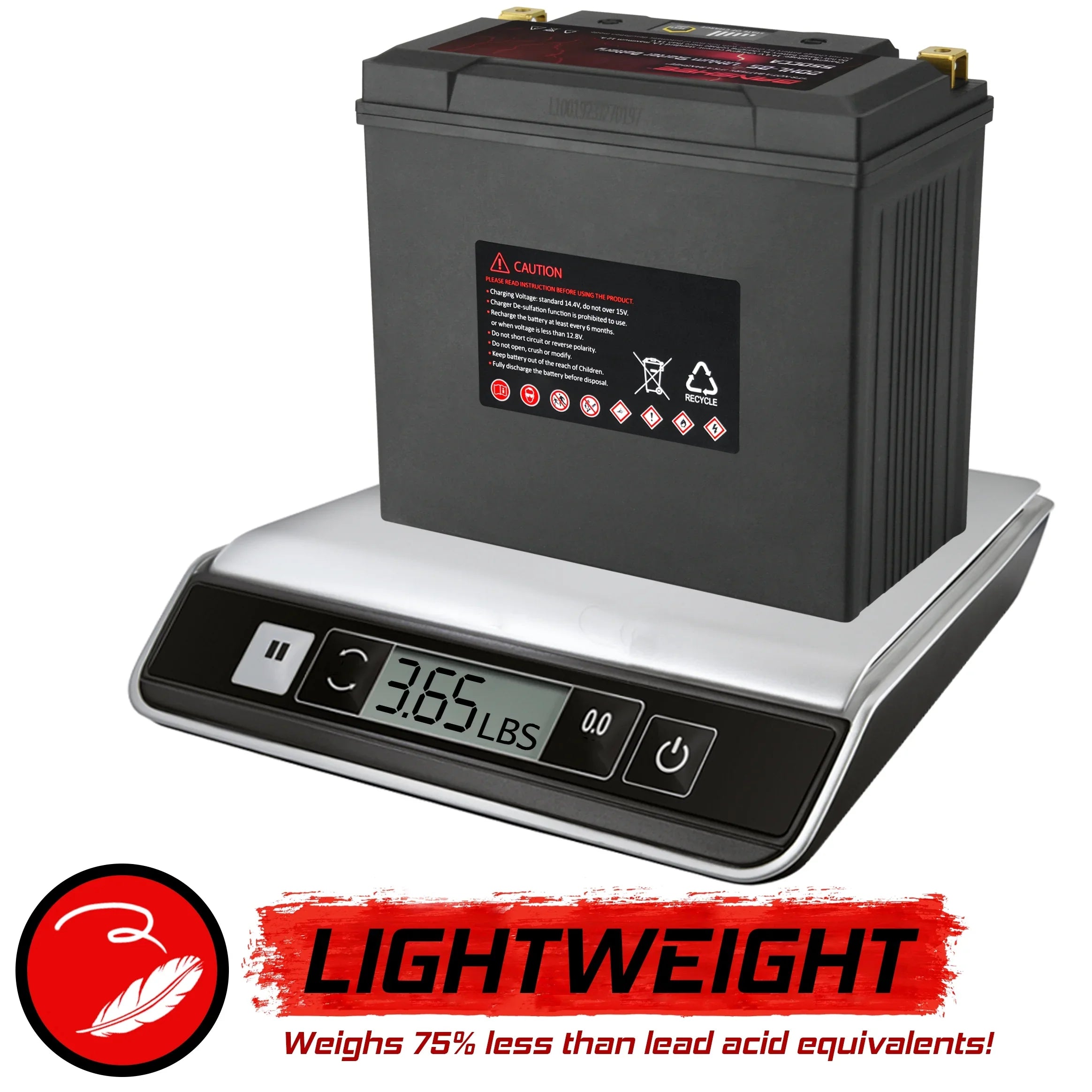 Banshee 20L-BS LiFePO4 Motorsports Battery Compatible with Yamaha FX1800 WaveRunner FX SHO 2008 to 2012
