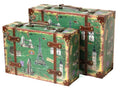 Vintiquewise Vintage Style European Luggage Suitcase, Set of 2