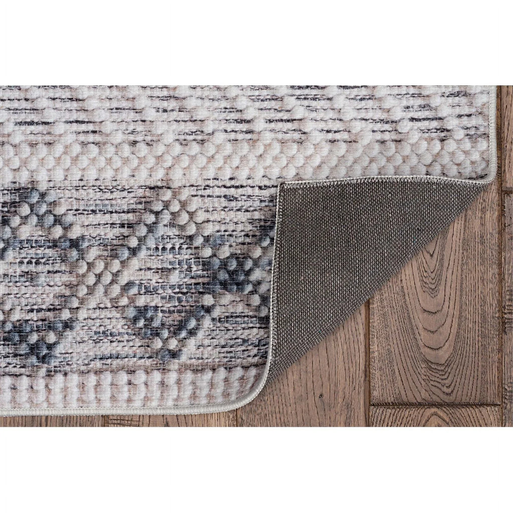 Linon Marion Macomb Polyester 8' x 10' Area Rug in Cream