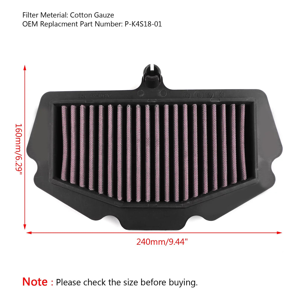 Motor Genic Air Filter For Kawasaki Ninja 400 / ABS 2018 P-K4S18-01