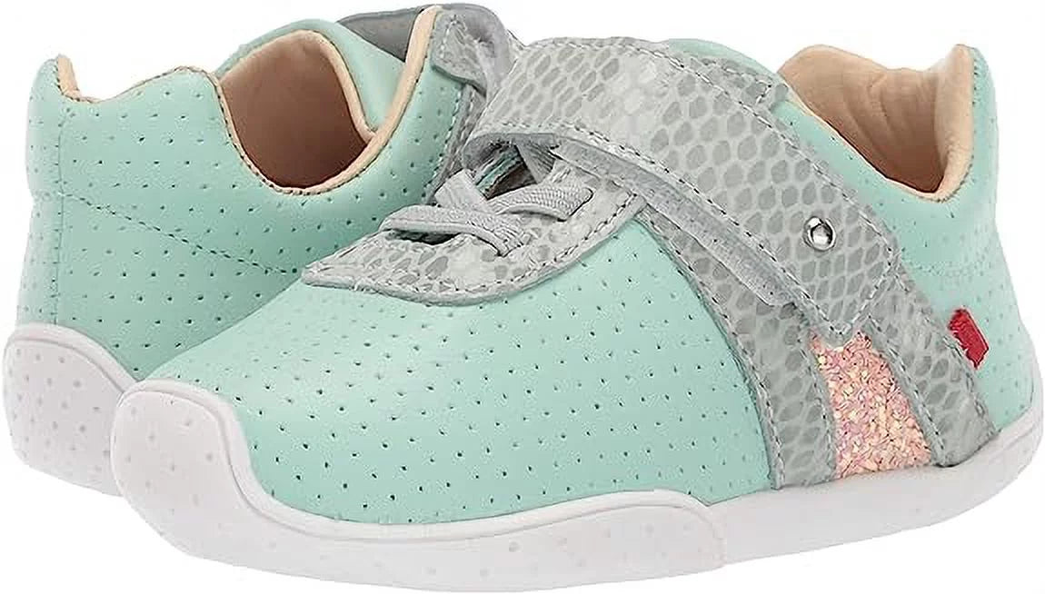 Marc Joseph New York Kid's Baby Toddler Genuine Leather Velcro Strap Shoe, 6