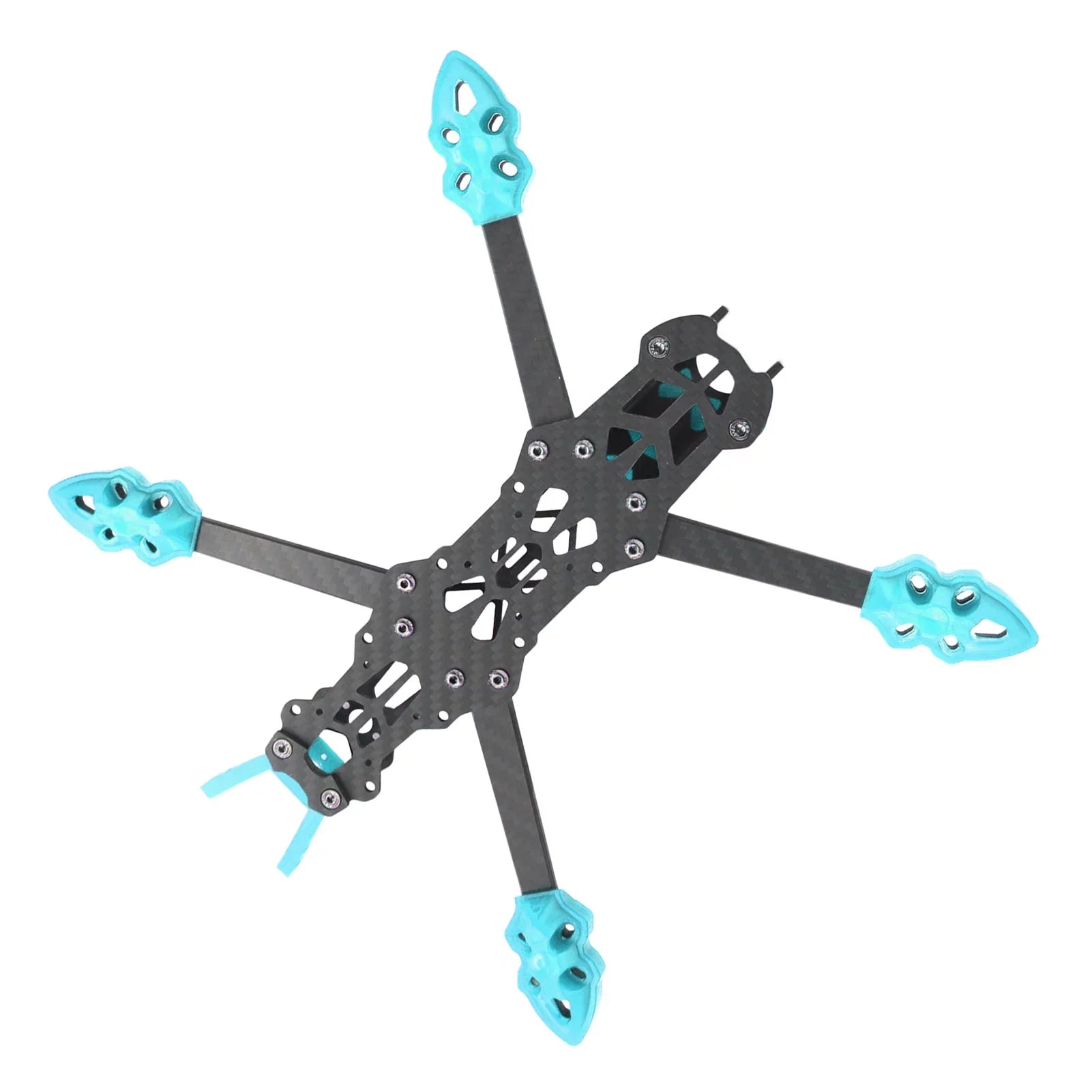 Goldmeet FPV Racing Drone Frame Professional 225mm Wheelbase Carbon Fiber Quadcopter Frame for RC Drone Accessories Blue