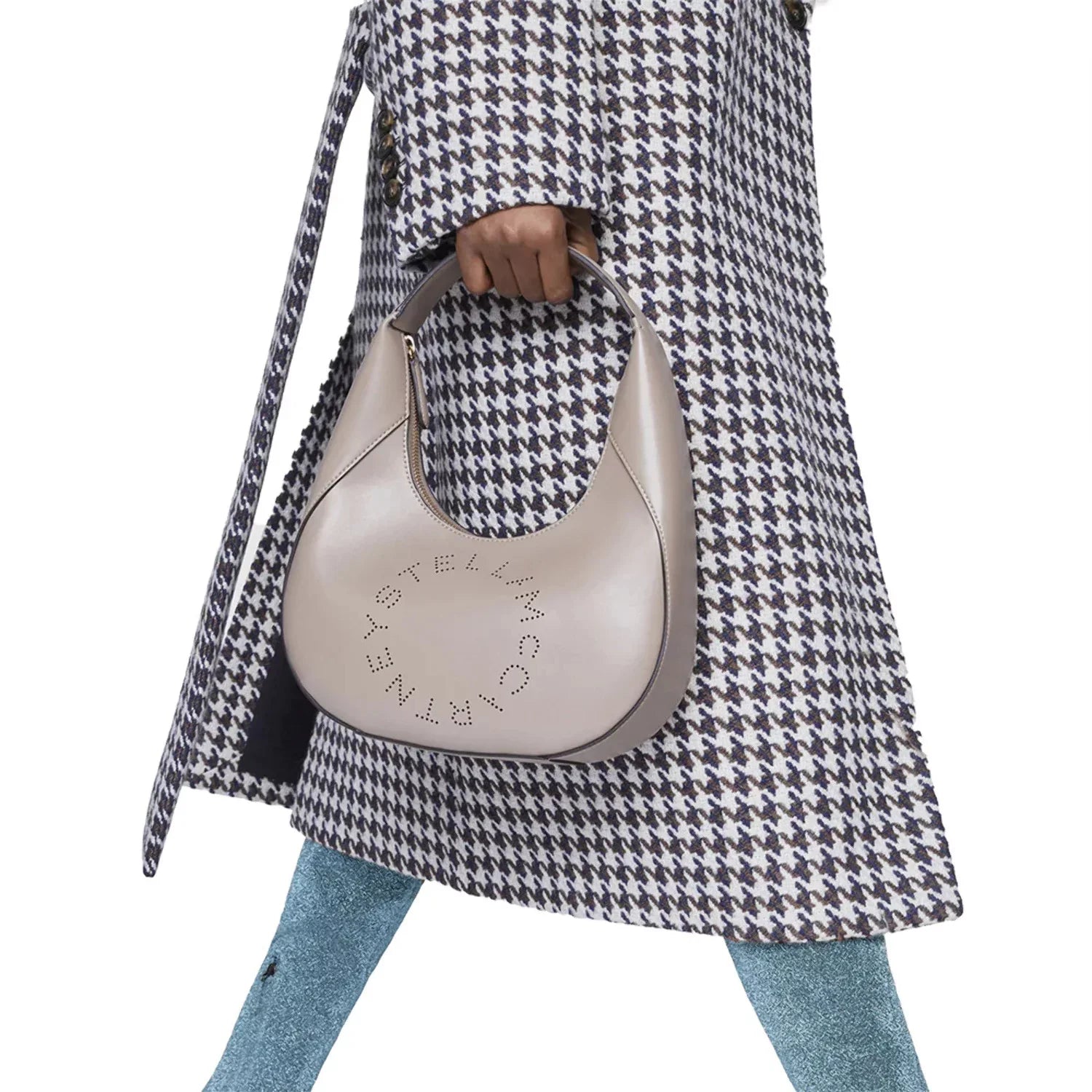 Stella McCartney Women's Eco Leather Hobo Shoulder Bag in Taupe