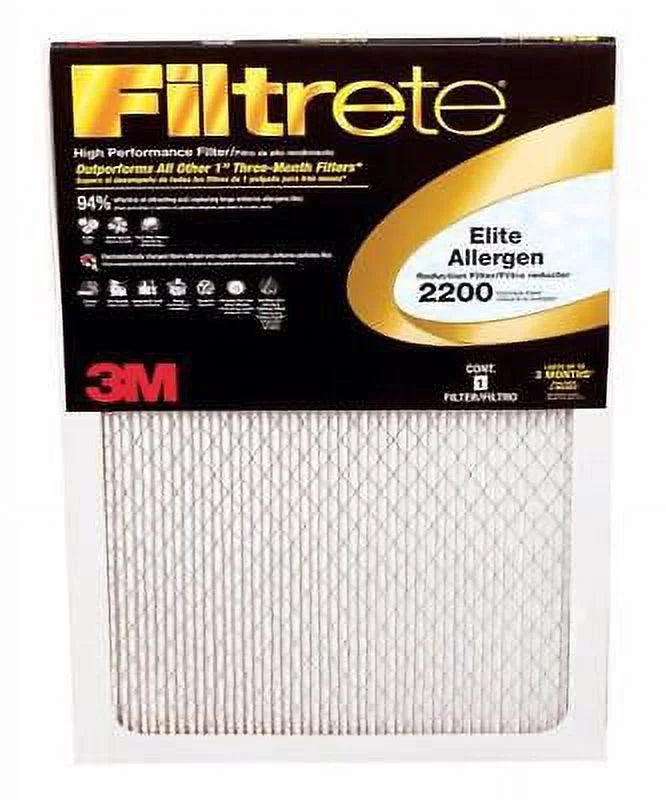 3M Filtrete 16 in. W x 25 in. H x 1 in. D Pleated Air Filter (Pack of 4)