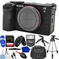 a7C II Mirrorless Camera Ebony ILCE-7CM2/B - 12PC Accessory Bundle