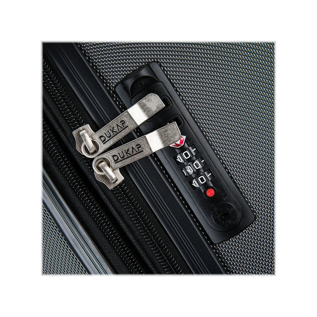 DUKAP y 2-Piece Plastic Luggage Set Gray (DKINT0SM-GRE)
