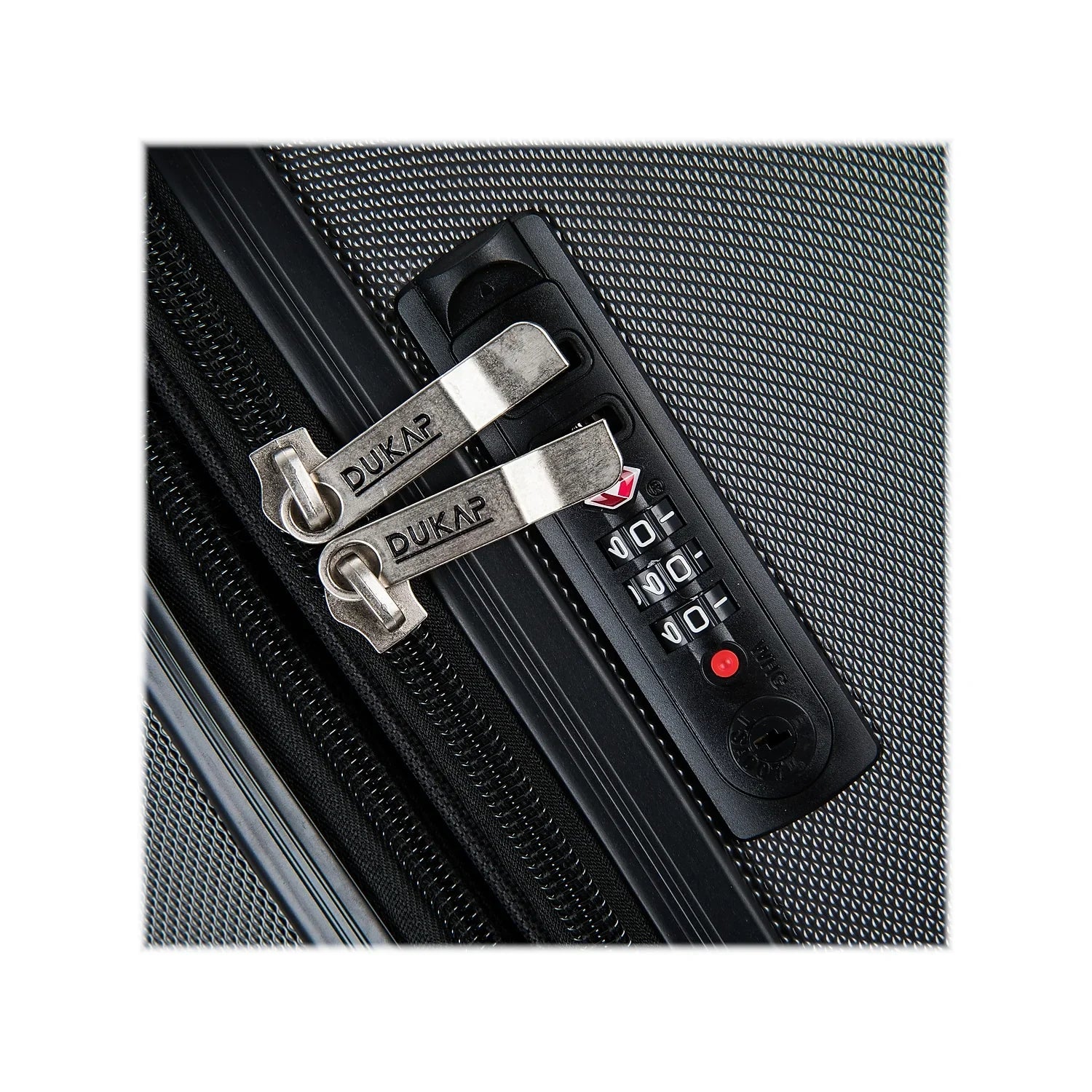 DUKAP y 2-Piece Plastic Luggage Set Gray (DKINT0SM-GRE)
