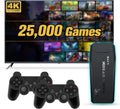 Game Stick Retro Game Console with Built in 25,004 Retro Games, Retro Play Game Stick, Emulator Console Game Stick Lite, Plug & Play Video Games for TV, 4K HD Output