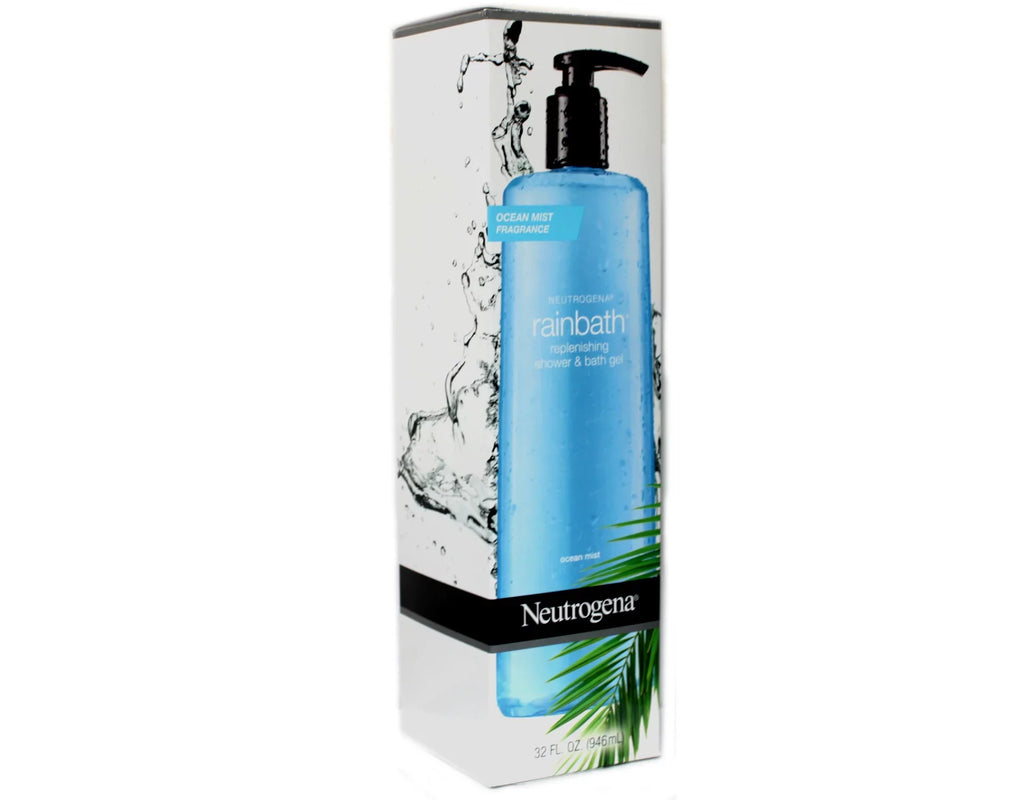 Neutrogena Rainbath Replenishing Shower And Bath Gel Ocean Mist, 32 oz, 6 Pack