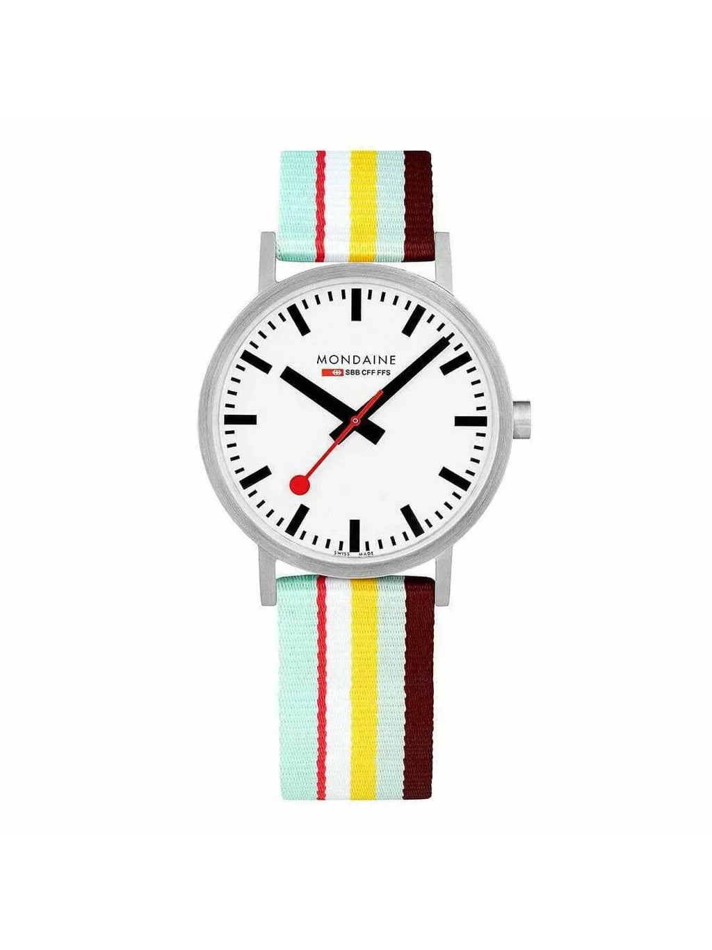 Mondain Swiss Railways Steel 30mm White Dial Ladies Watch A660.30360.16SBK