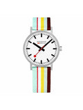 Mondain Swiss Railways Steel 30mm White Dial Ladies Watch A660.30360.16SBK