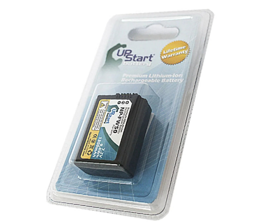 2x Pack - Alpha A3000 Battery - Replacement for NP-FW50 Digital Camera Battery (1300mAh, 7.2V, Lithium-Ion)