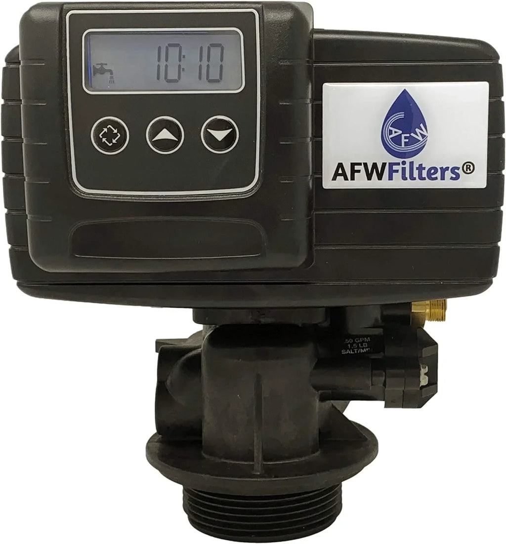 IRON Pro 2 Combination water softener iron filter Fleck 5600SXT digital metered valve for whole house 40,000 Grains, Almond