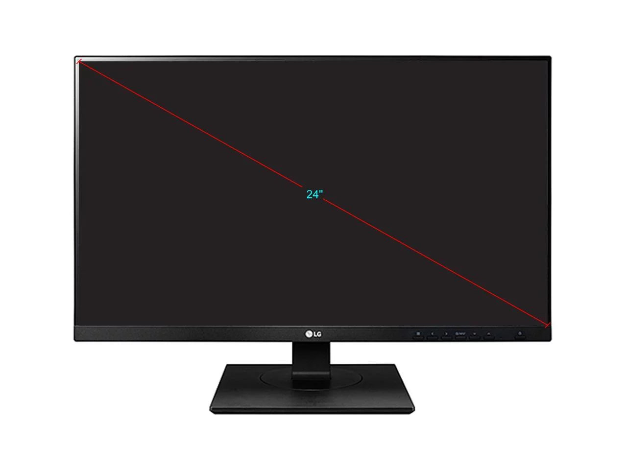 24BK750Y-B - LED monitor - 24"