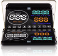Pyle 5.5" Car Head-Up Windshield Monitor Screen Projector Vehicle Speed & Diagnostic Monitor System