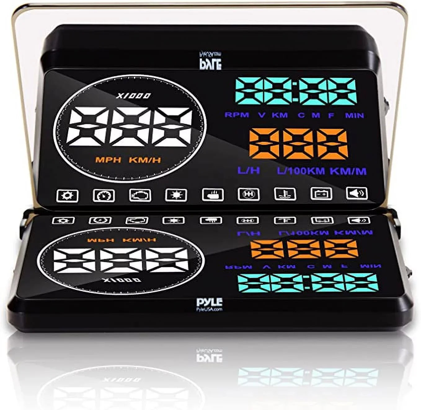 Pyle 5.5" Car Head-Up Windshield Monitor Screen Projector Vehicle Speed & Diagnostic Monitor System