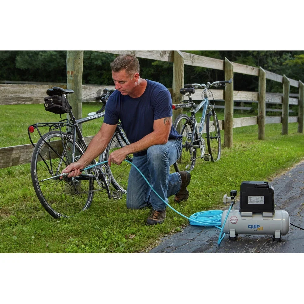 Quipall 2-.33 1/3 2 Gallon Oil-Free Hotdog Air Compressor