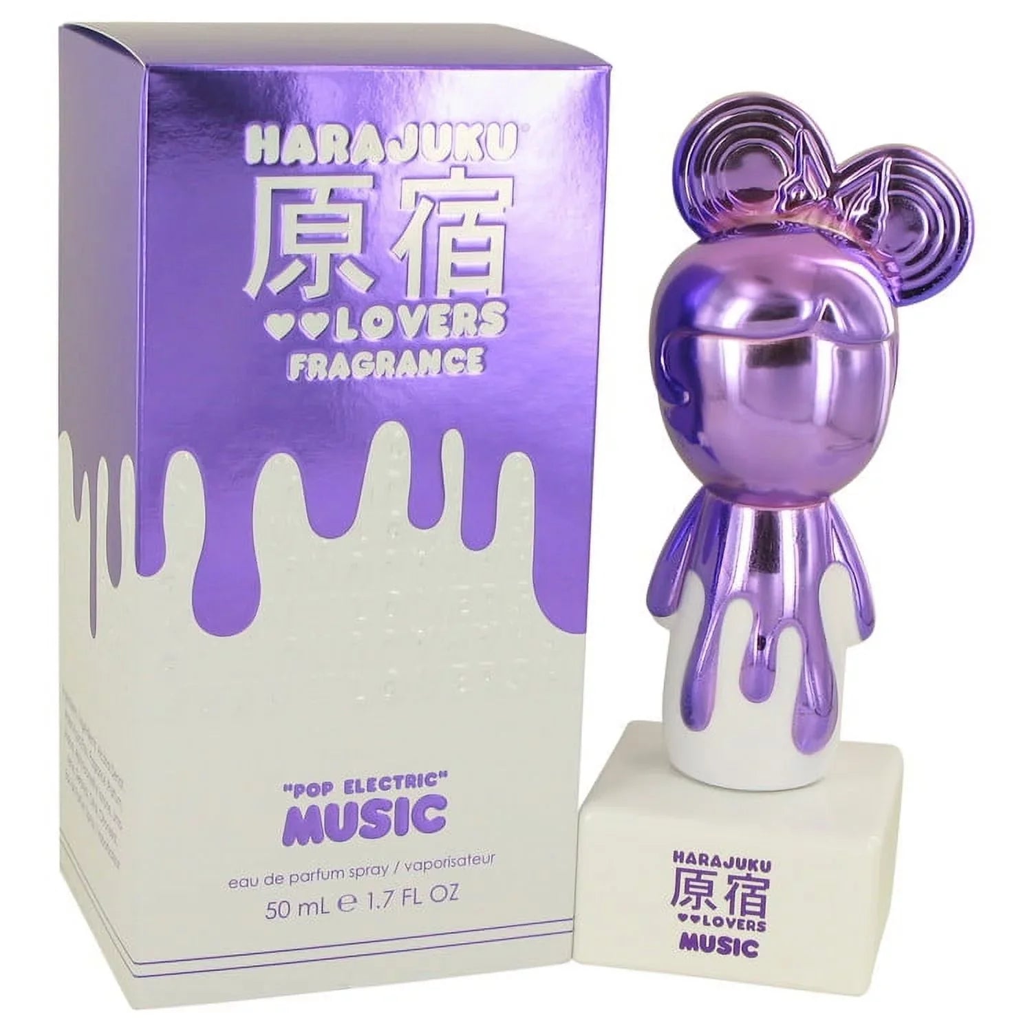Gwen Stefani Harajuku Pop Electric Music Eau De Parfum Spray for Women 1.7 oz