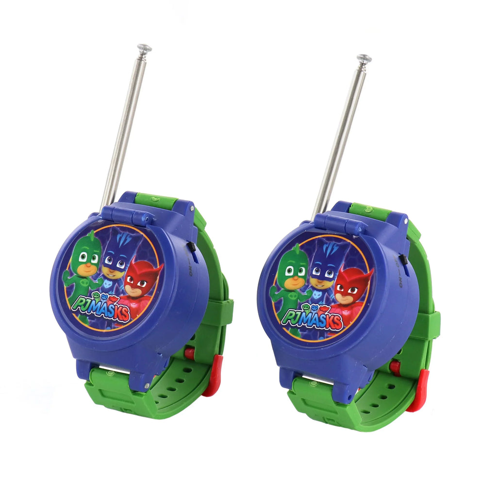 PJ Masks 2 Piece Wrist Walkie Talkie Set With Built in Watch