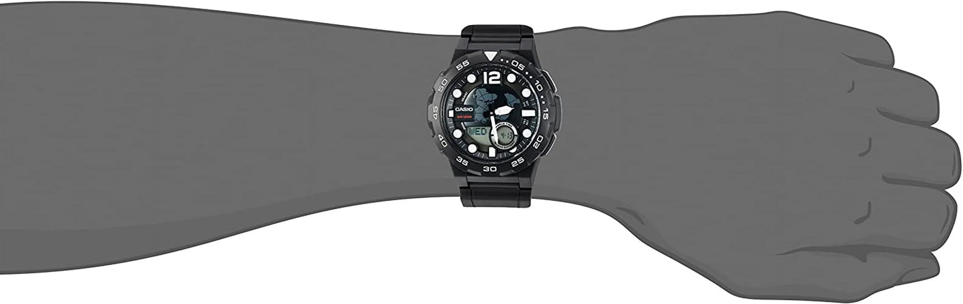 Men's Ana-Digi Dive Style Watch, Dark AEQ100W-1AVCF