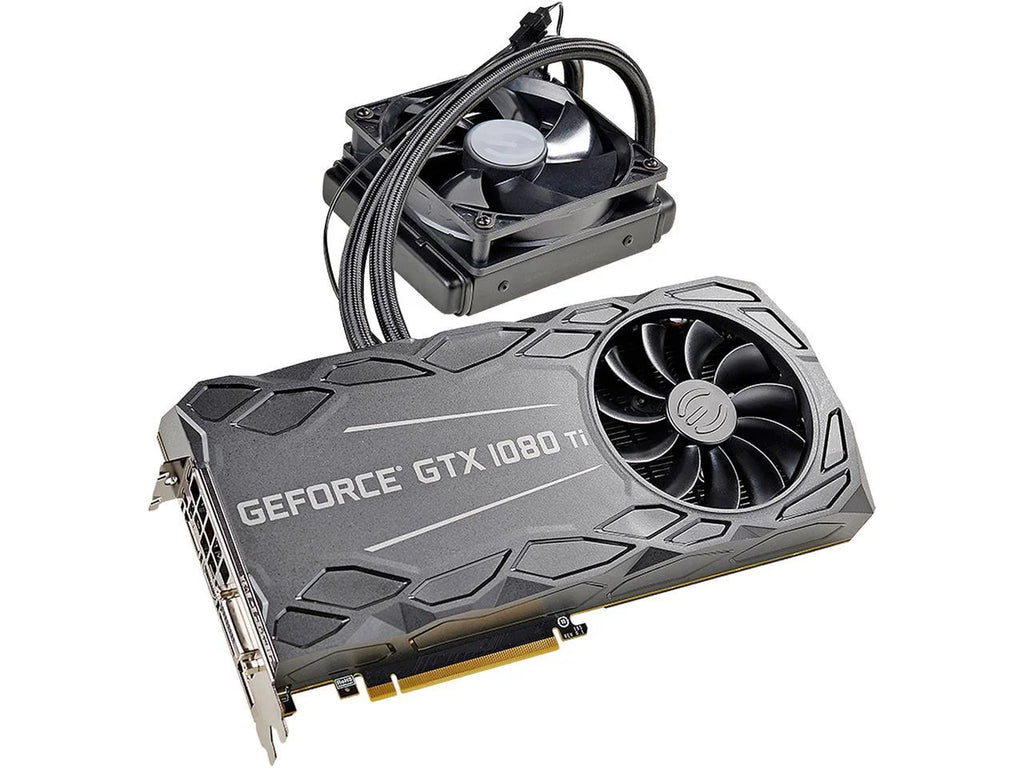 NEW EVGA GeForce GTX 1080 Ti FTW3 HYBRID GAMING, 11GB GDDR5X, HYBRID & RGB LED, iCX Technology - 9 Thermal Sensors Graphics Card 11G-P4-6698-KR