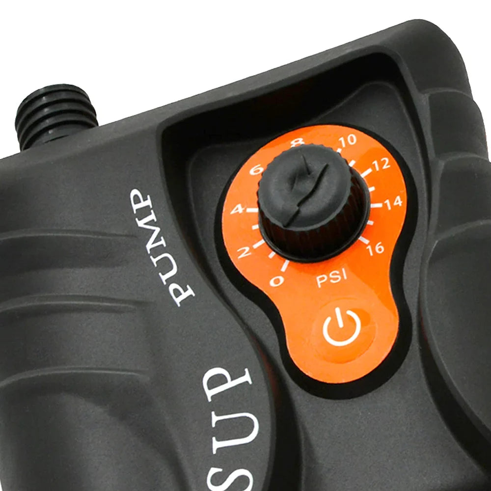 Tomshoo ligent Electric Air Pump for Paddle Board Inflatable Pool Boat, 16PSI High Pressure Compressor