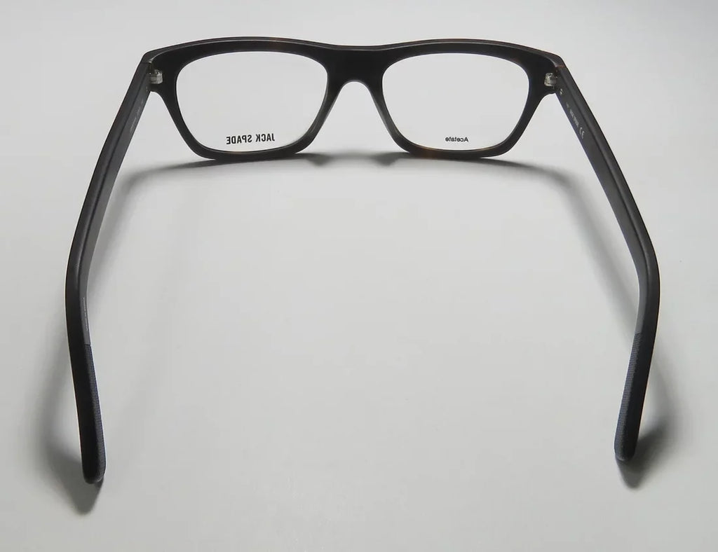 NEW JACK SPADE JONATHAN MENS/WOMENS DESIGNER FULL-RIM MATTE TORTOISE CLASSIC DESIGN COLLECTIBLE UNISEX FRAME DEMO LENSES 53-18-140 EYEGLASSES/EYEWEAR