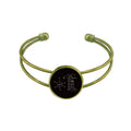 Chestry Kowledge Benzene Checal Bracelet Bangle Retro Open Cuff Jewelry