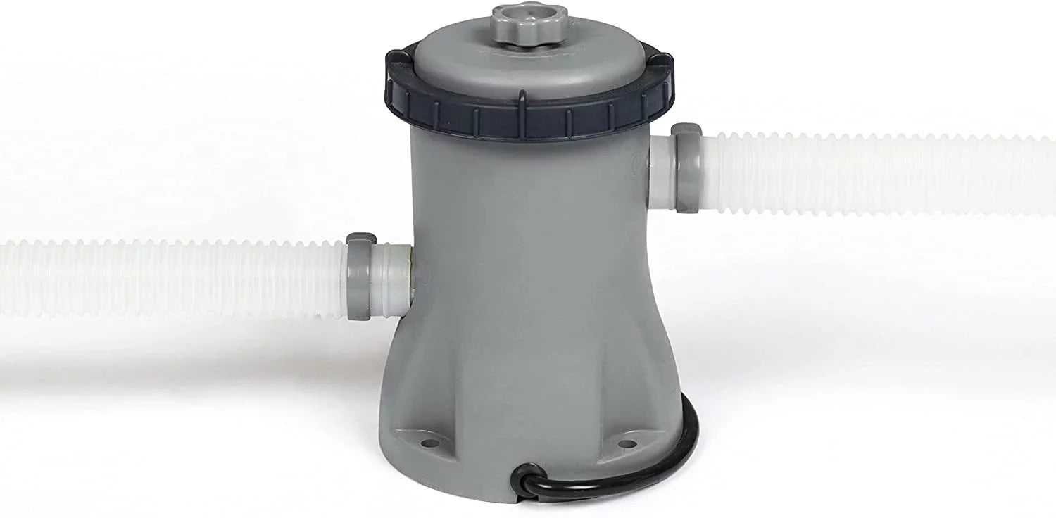 Bestway 58511E-BW Flowclear 330 Gallon Above inflatable Ground Pool Pump with GFCI Plug