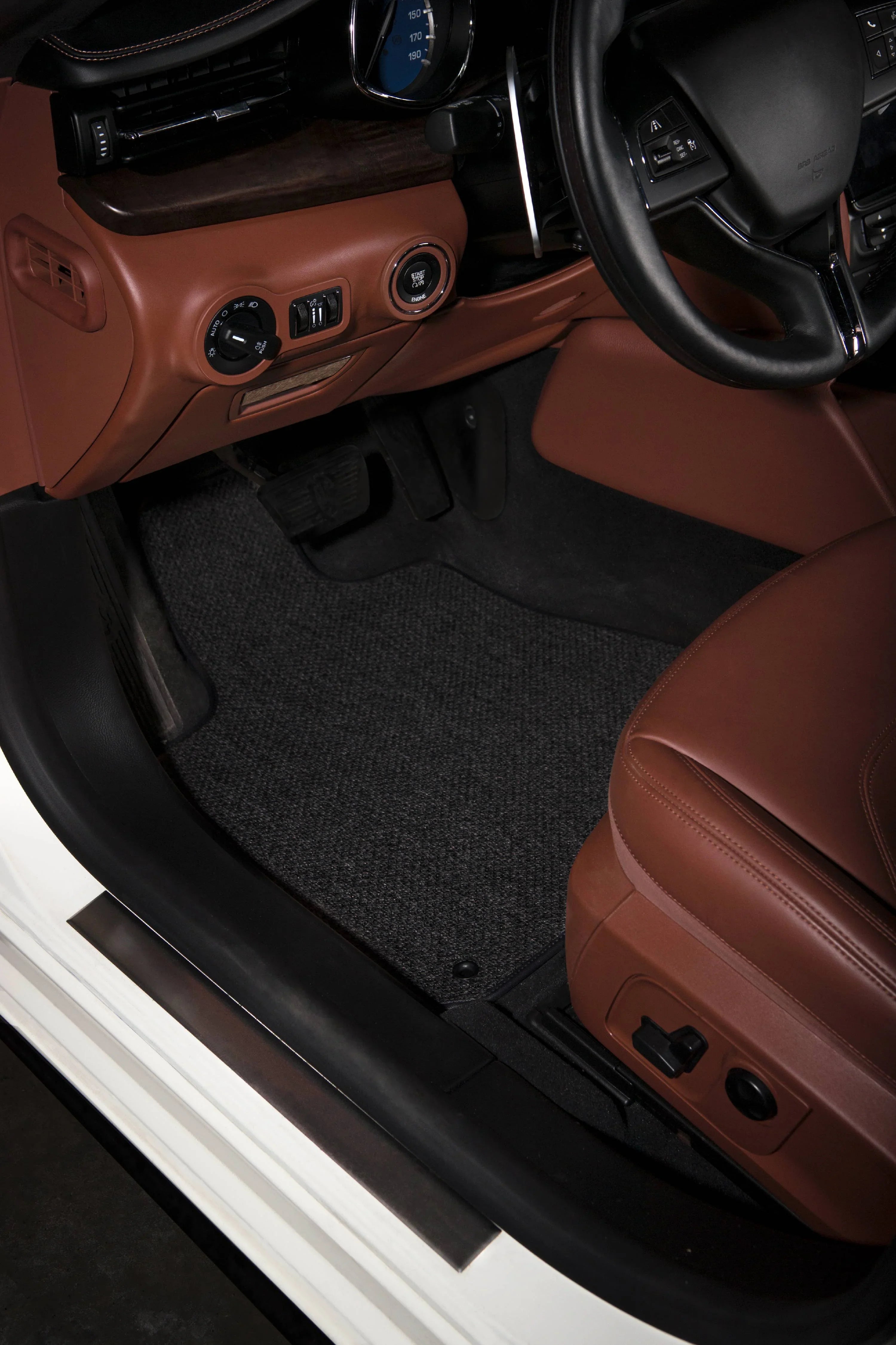 GGBAILEY Ford Explorer Charcoal All-Weather Textile™ Carpet Car Mats, Custom Fit for 2015, 2016, 2017, 2018, 2019 - Large Cargo Mat (w/ Rear Seat Down)