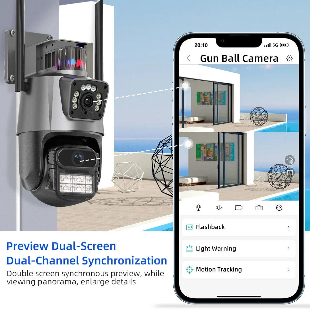JLLOM Enhanced Dual Antenna Penetration for Maximum Signal Strength - Never Miss a Moment with This PTZ Camera