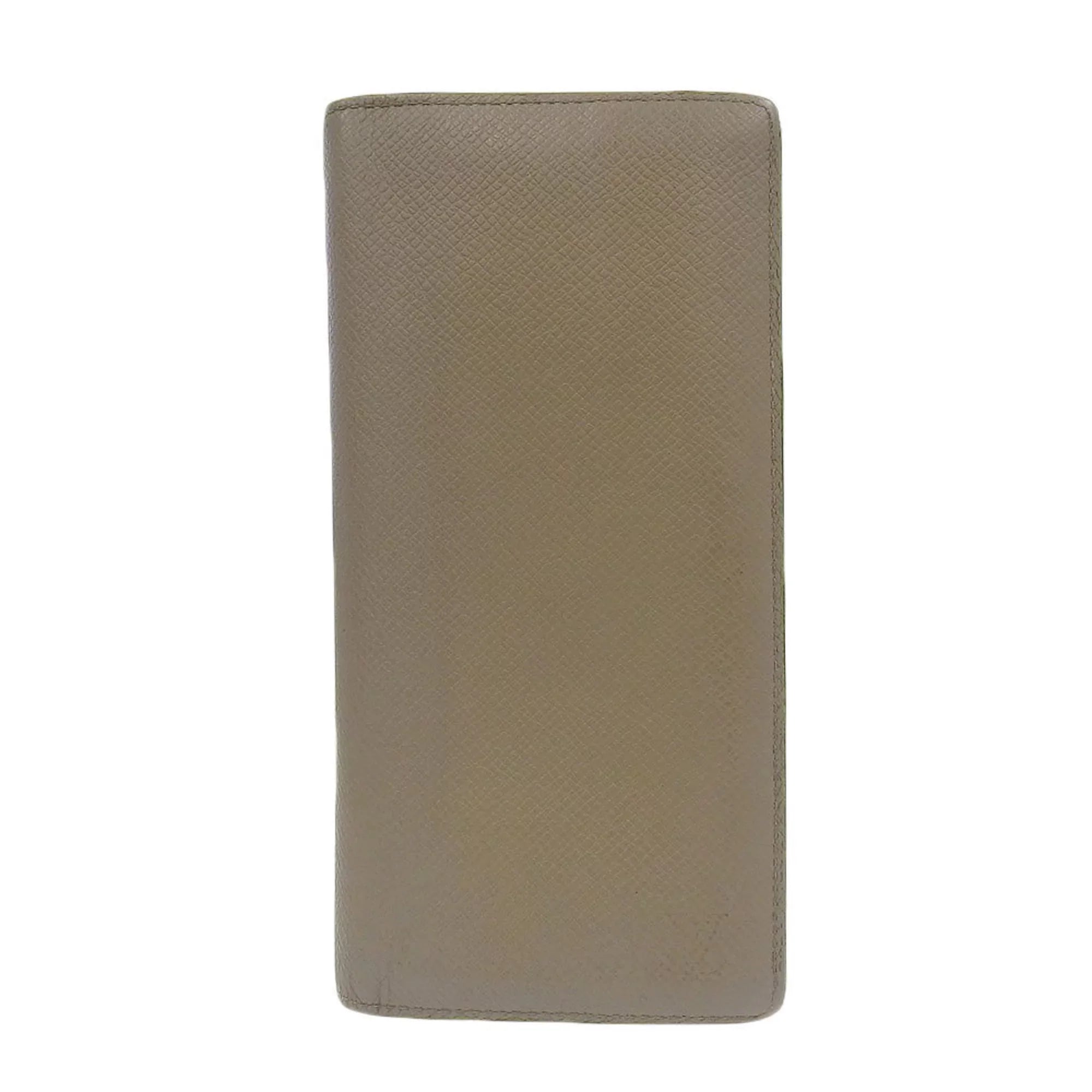 Pre-Owned Louis Vuitton LOUIS VUITTON Taiga Portefeuille Brother Bifold Long Wallet Ural M32807 (Good)