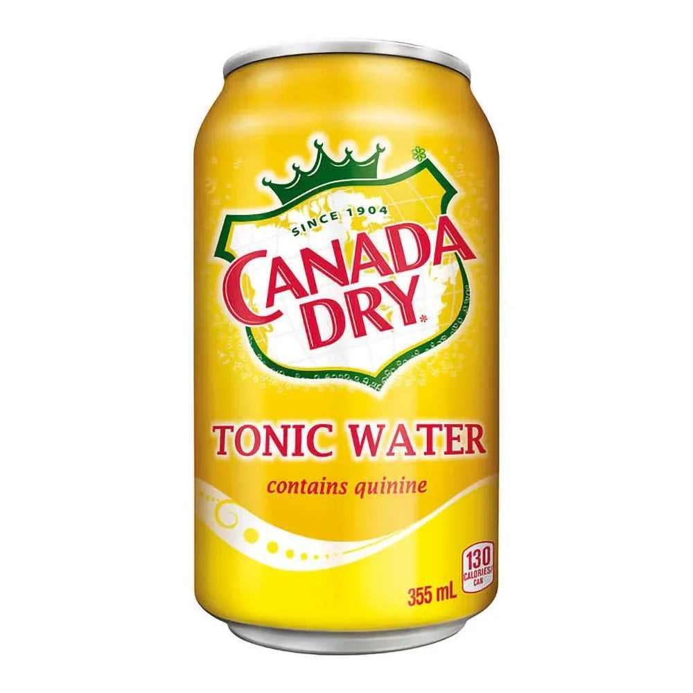 Canada Dry Tonic Water, 12oz Can (Pack of 18, Total of 216 Oz), All Natural Family Pack Drinks