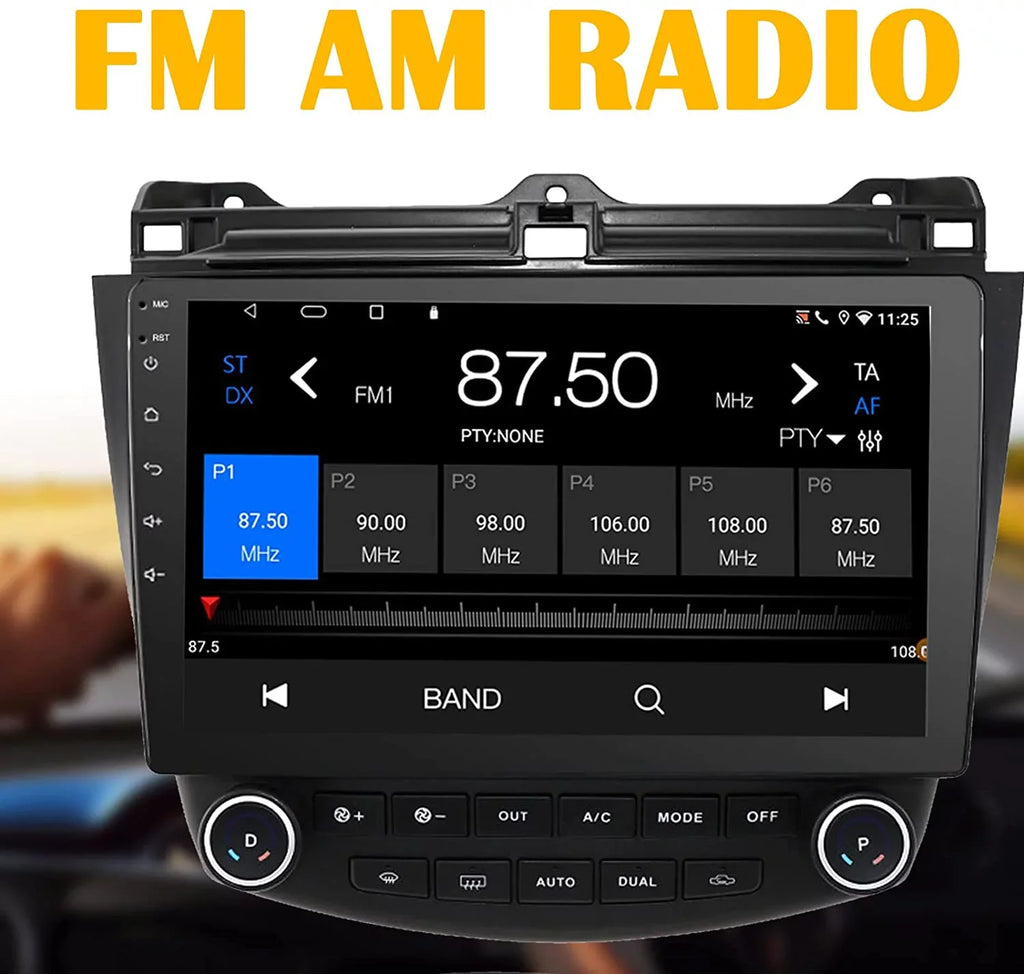 Binize Car Stereo Featuring CarPlay&Android Auto 10 Inch Android10 for Honda Accord 7th 2003 2004 2005 2006 2007