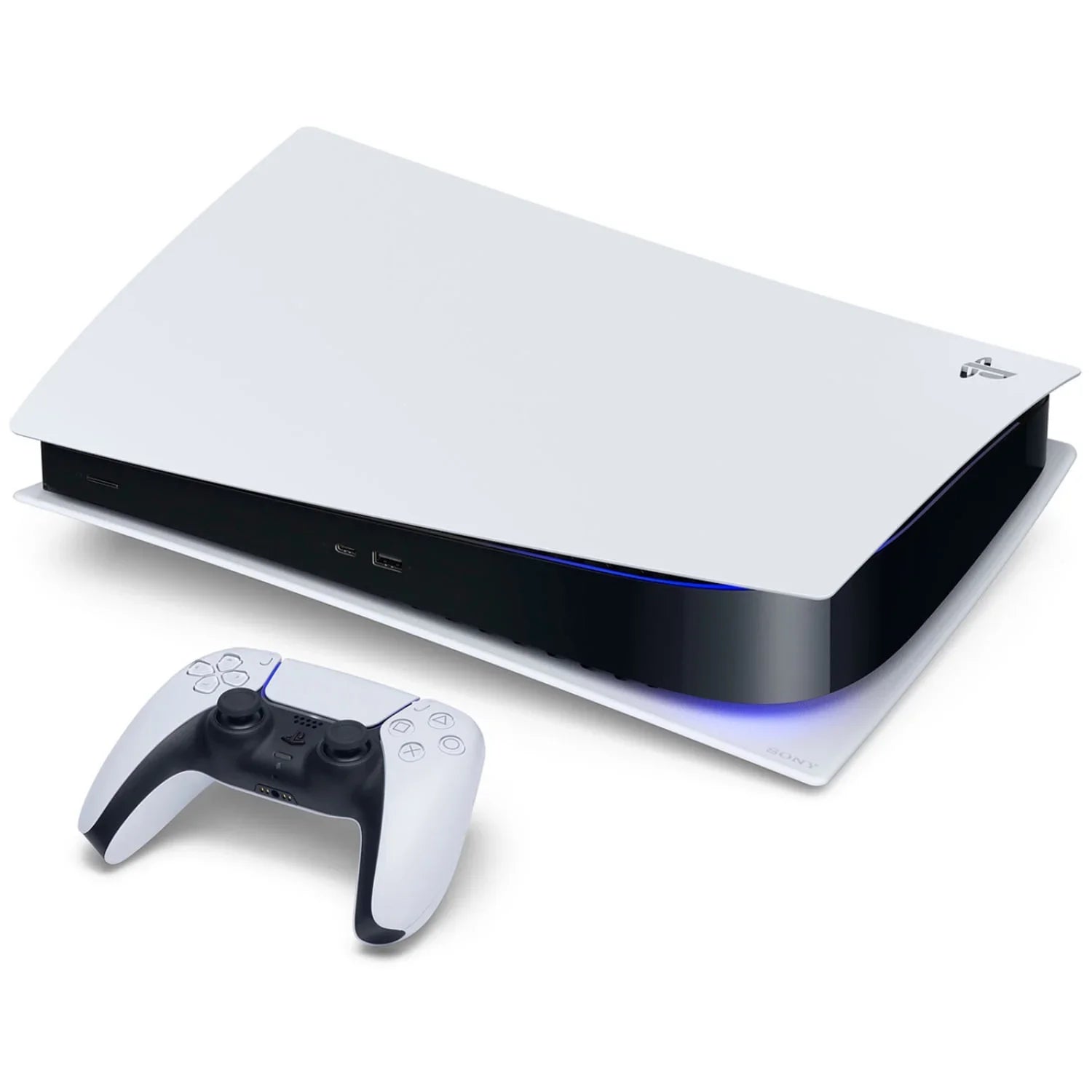 Playstation 5 Disc Version Console with Extra White Controller, Surge FPS Grip Kit With Precision Aiming Rings and Sackboy: A Big Adventure Bundle