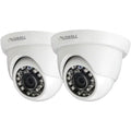 Lorell 5 Megapixel HD Surveillance Camera, 2 Pack, Dome, White