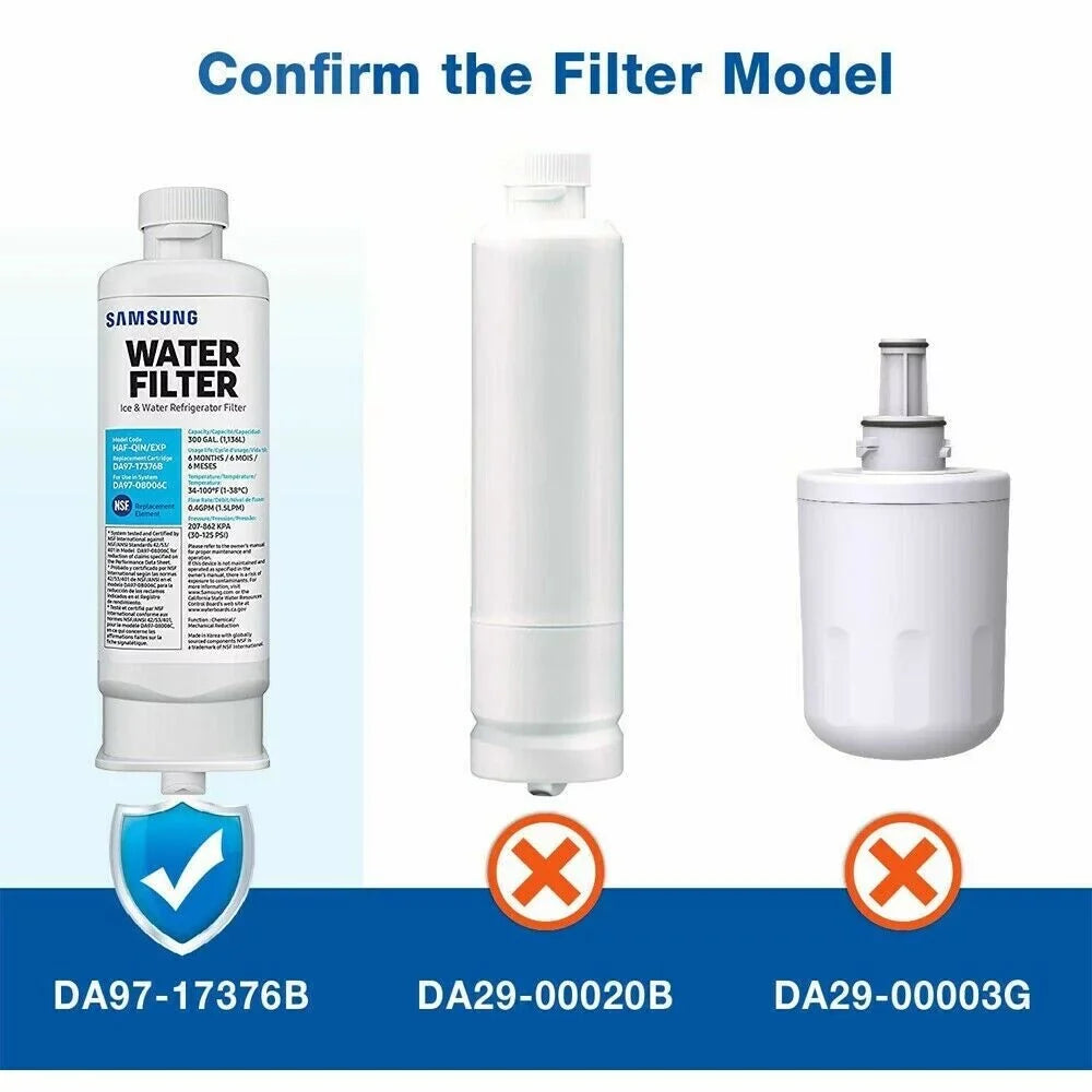 DA97-17376B HAF-QIN Refrigerator Water Filter DA97-08006C refrigerator filter 4 Pack