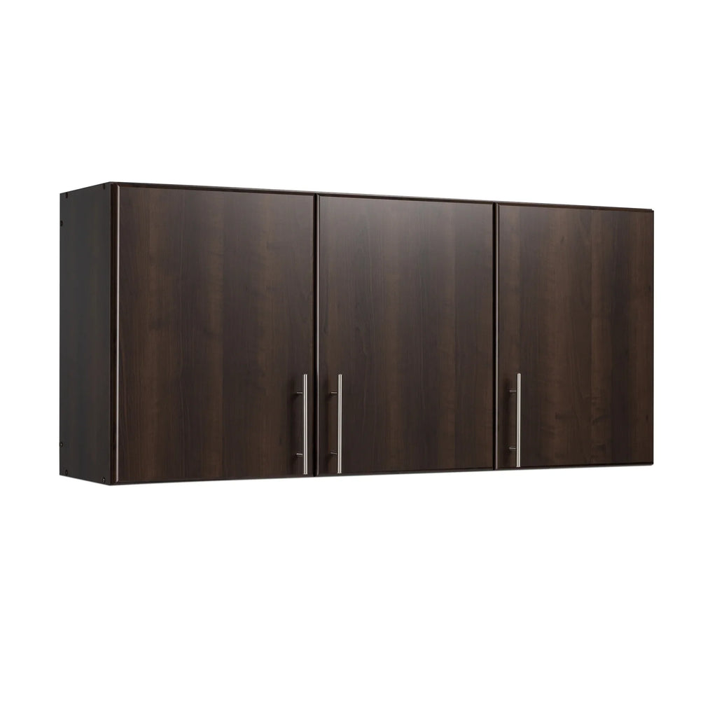 Prepac Elite Wall Cabinet, Versatile Adjustable Garage Wall Cabinet by Prepac, Tall 3-Door, 54"W x 24"H x 12"D, EEW-5424, Espresso