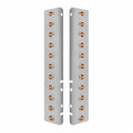 United Pacific 34465 Air Cleaner Light Bar Front, Stainless Steel, With