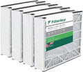 Filterbuy 20x20x5 MERV 8 Pleated HVAC AC Furnace Air Filters for Trion Air Bear 255649-103 (4-Pack)