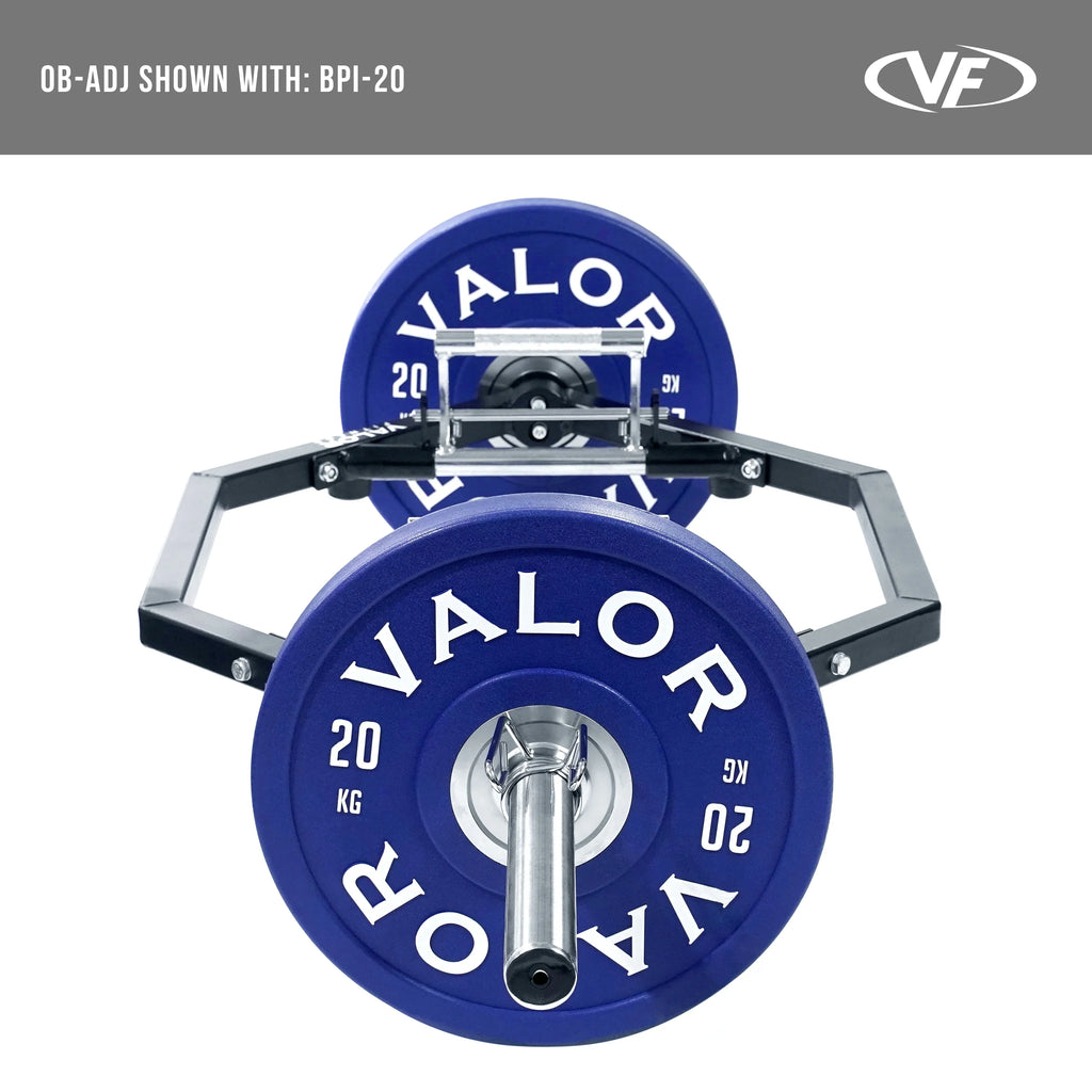 Valor Fitness Adjustable Trap Bar- Multiple Width Options for Shrugs, Deadlifts, and Squats
