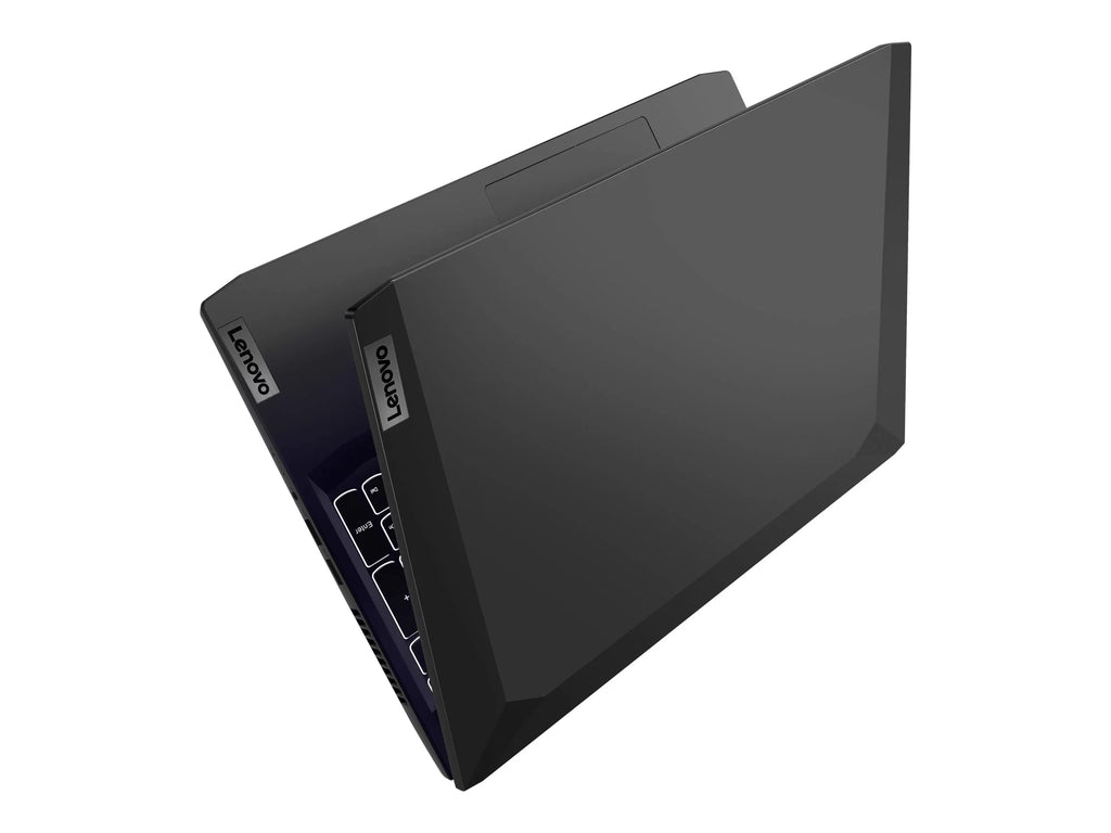 IdeaPad Gaming 3 15ACH6 82K2 - 180-degree hinge design - AMD Ryzen 7 - 5800H / up to 4.4 GHz - Win 11 Home - GF RTX 3050 - 16 GB RAM - 512 GB SSD NVMe - 15.6" IPS 1920 x 1080 (Full HD) @ 120 Hz - 802.11a/b/g/n/ac/ax - shadow Dark - kbd: US