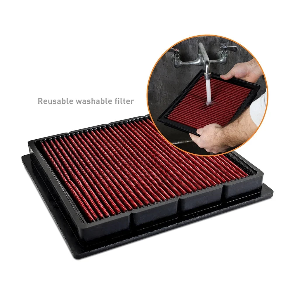 Mishimoto Reusable Drop-In Air Filter, Compatible with RAM Cummins 6.7L 2007+