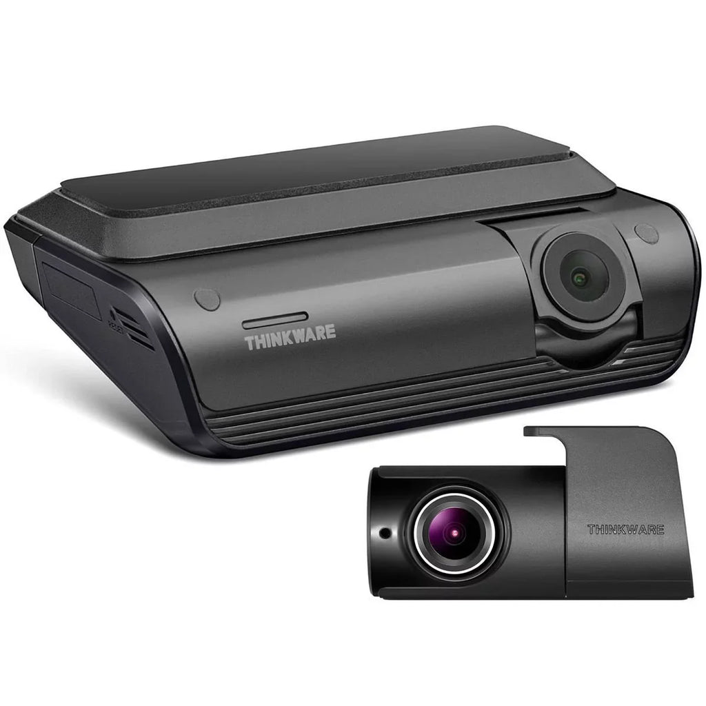 Thinkware Q1000 2K QHD Dual Front and Rear On-Dashboard Camera Video Recorder Dashcam for Cars 32GB Built-in WiFi GPS Parking Mode Motion Detection Night Vision Sensor G-Sensor HDR Wide Angle