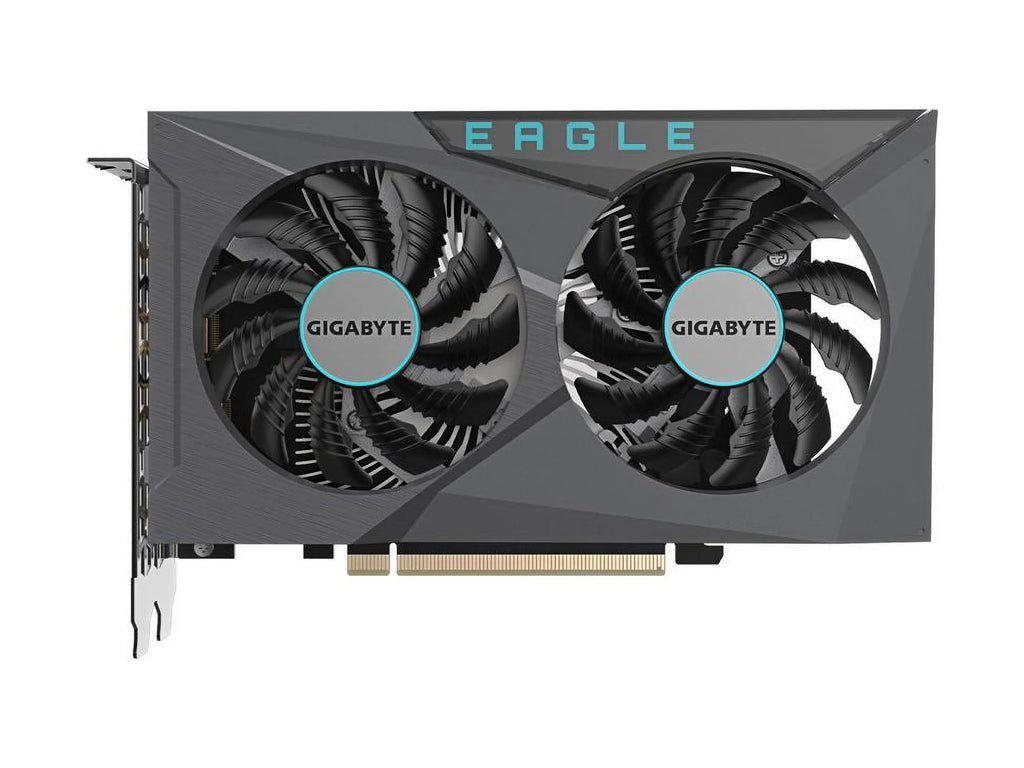 GIGABYTE GeForce RTX 3050 EAGLE OC 6G Graphics Card, 2x WINDFORCE Fans, 6GB GDDR6 96-bit GDDR6, GV-N3050EAGLE OC-6GD Video Card