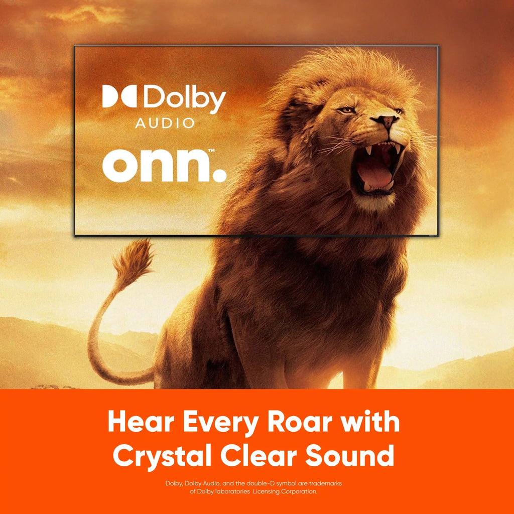onn. 42” Class FHD (1080P) LED Roku Smart TV (100068372)