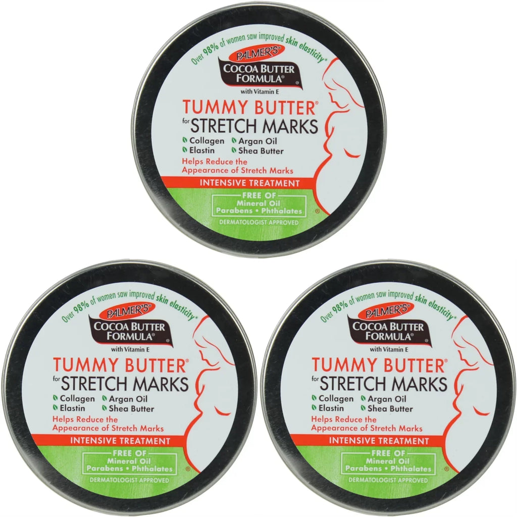 3 Pack Palmer's Cocoa Butter Formula Tummy Butter 4.4oz Each
